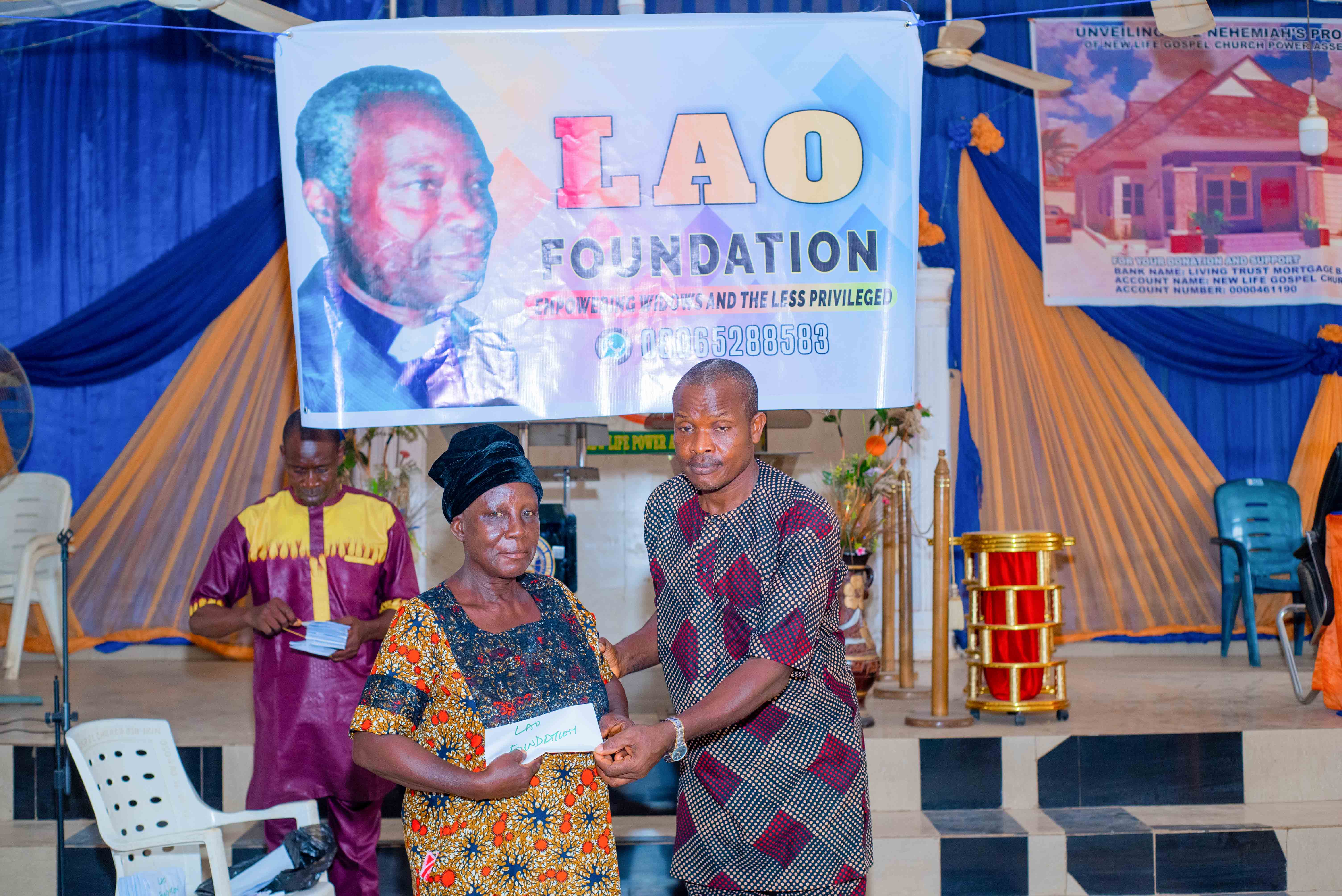 Volunteer team celebrating community service